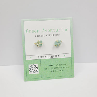 Olivenorma 12th Birthday Rough Stone Earrings