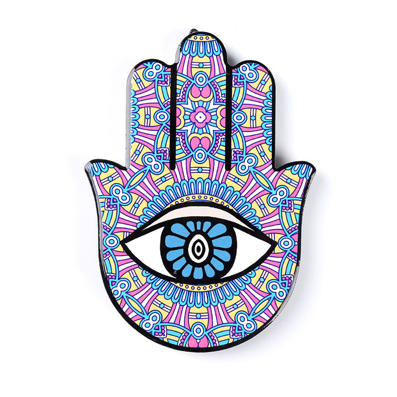 (Clearance 30% OFF / CODE: OFF30) - Olivenorma Hamsa Evil Eye Jewelry Tray Plate Coaster