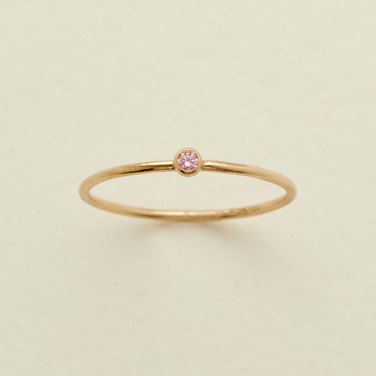 Olivenorma Birthstone 12 Month Birth Slim Ring