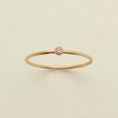 Olivenorma Birthstone 12 Month Birth Slim Ring