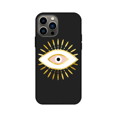 Olivenorma Blue Evil Eye Hamsa Phone Case for iPhone 13/14/15