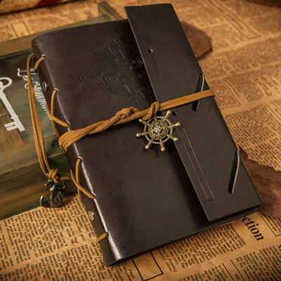 (Clearance 30% OFF / CODE: OFF30) - Olivenorma Vintage Leather Cover Journal