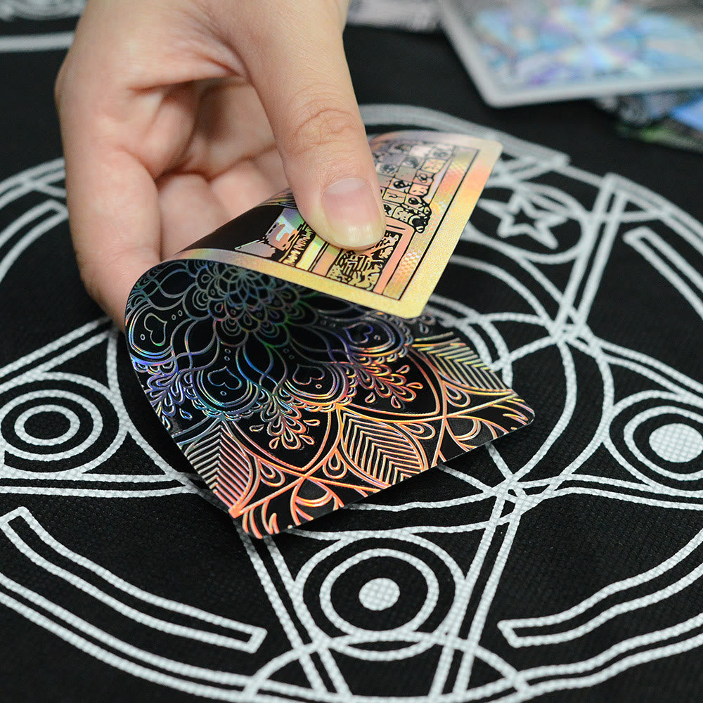 Olivenorma Bronzing Gold Foil Laser Bright Tarot Deck Cards