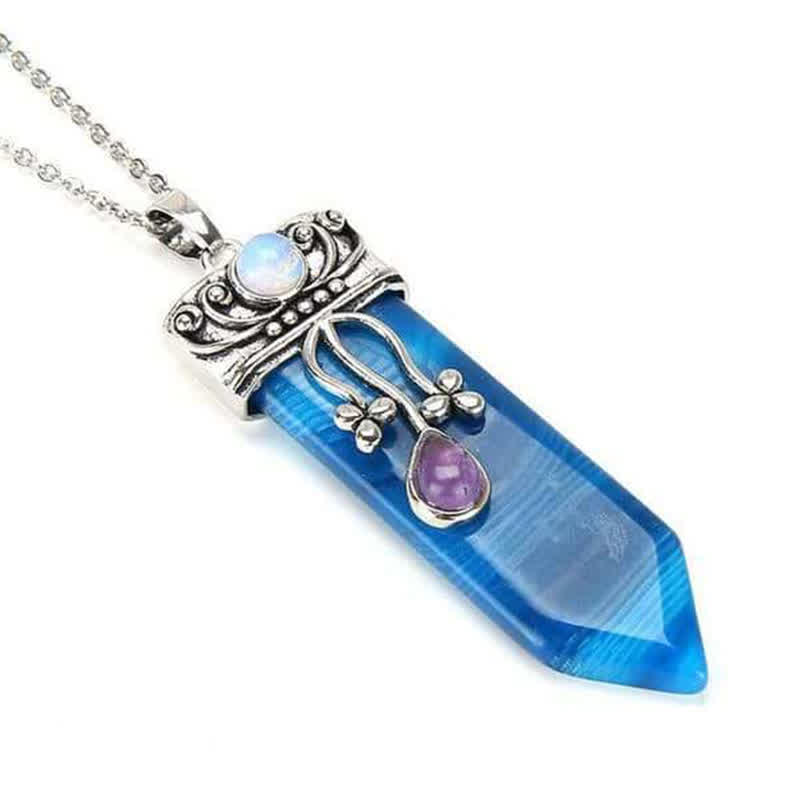 Olivenorma Goddess Protection Natural Stone Necklace