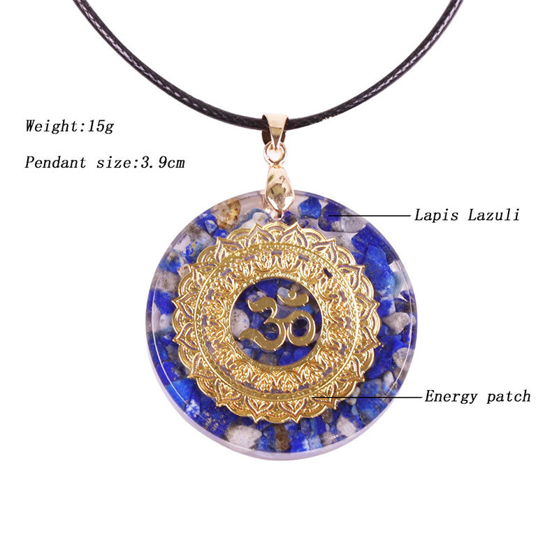 Olivenorma Raise Consciousness - Lapis Lazuli Orgone Energy Necklace - image 10