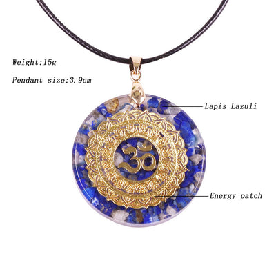 Olivenorma Raise Consciousness - Lapis Lazuli Orgone Energy Necklace - image 10