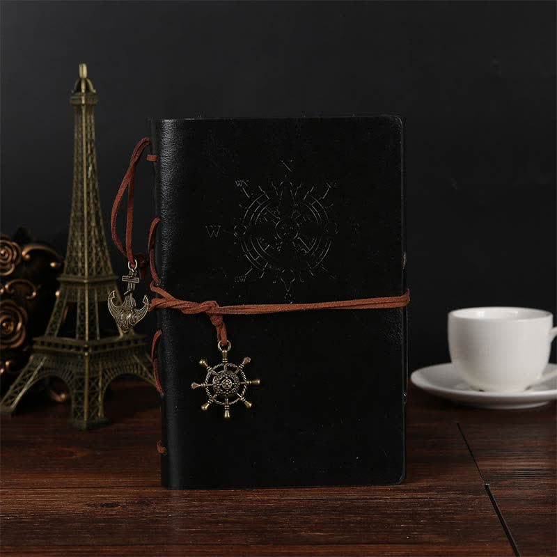 (Clearance 30% OFF / CODE: OFF30) - Olivenorma Vintage Leather Cover Journal