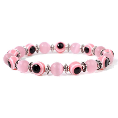 Olivenorma Evil Eye Natural Stone Beads Bracelet