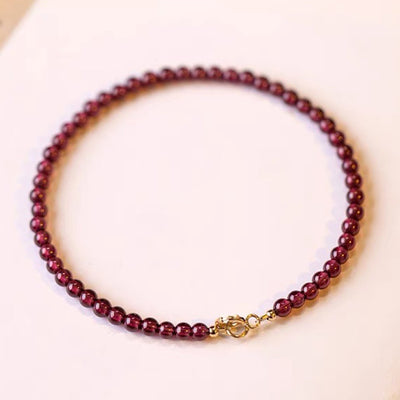 Eternal Love - Garnet Gemstone Bracelet