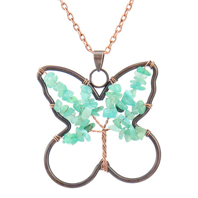 Chakra Butterfly Healing Necklace