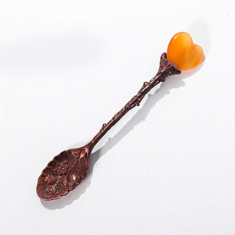 Olivenorma With Crystal Witches Herb Spoon Decoration