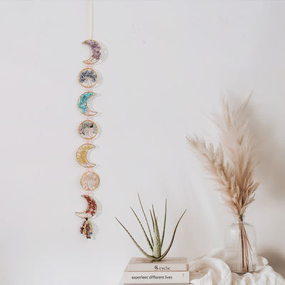 Olivenorma Chakra Stone Wrap Tree Of Life Wind Chime