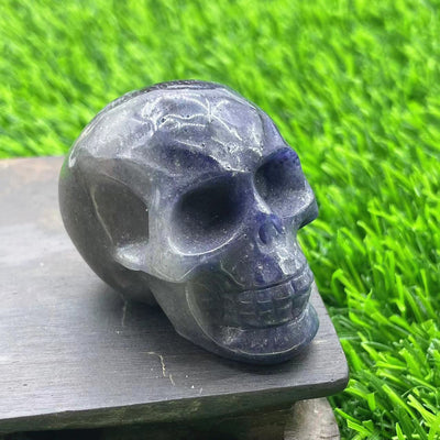 Olivenorma 5cm Carved Natural Crystal Skull Gemstone Decoration