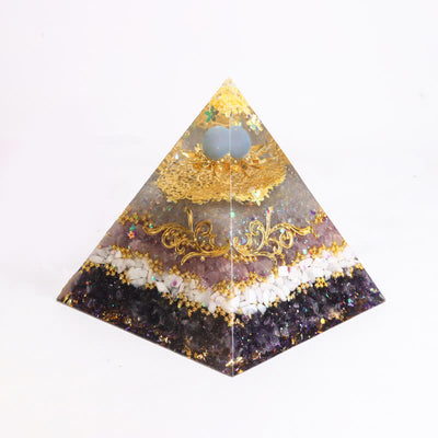 Olivenorma 15cm Natural Crystal Orgone Pyramid