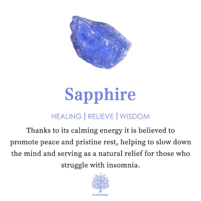 Olivenorma Sapphire Healing And Peace Crystal Sphere