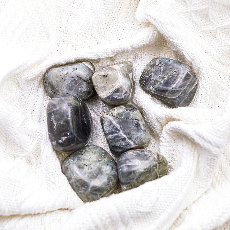 Olivenorma Labradorite Natural Tumbled Stone Set