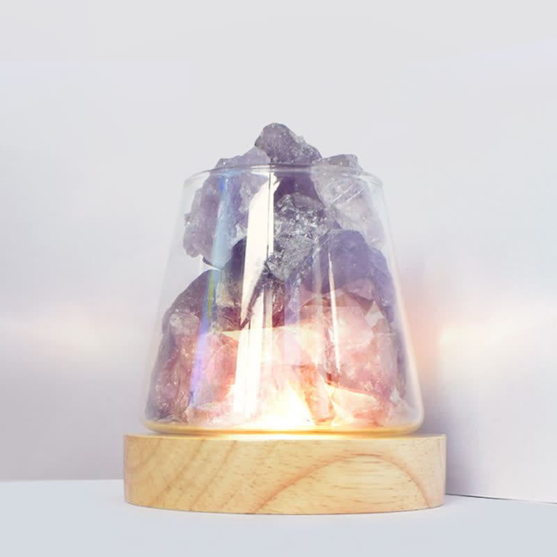 (Clearance 30% OFF / CODE: OFF30) - Olivenorma Goblet of Fire Shape Crystal Or Himalayan Pink Salt Lamp