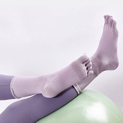 Olivenorma 5-Toe Barefoot Feel Sports Yoga Socks