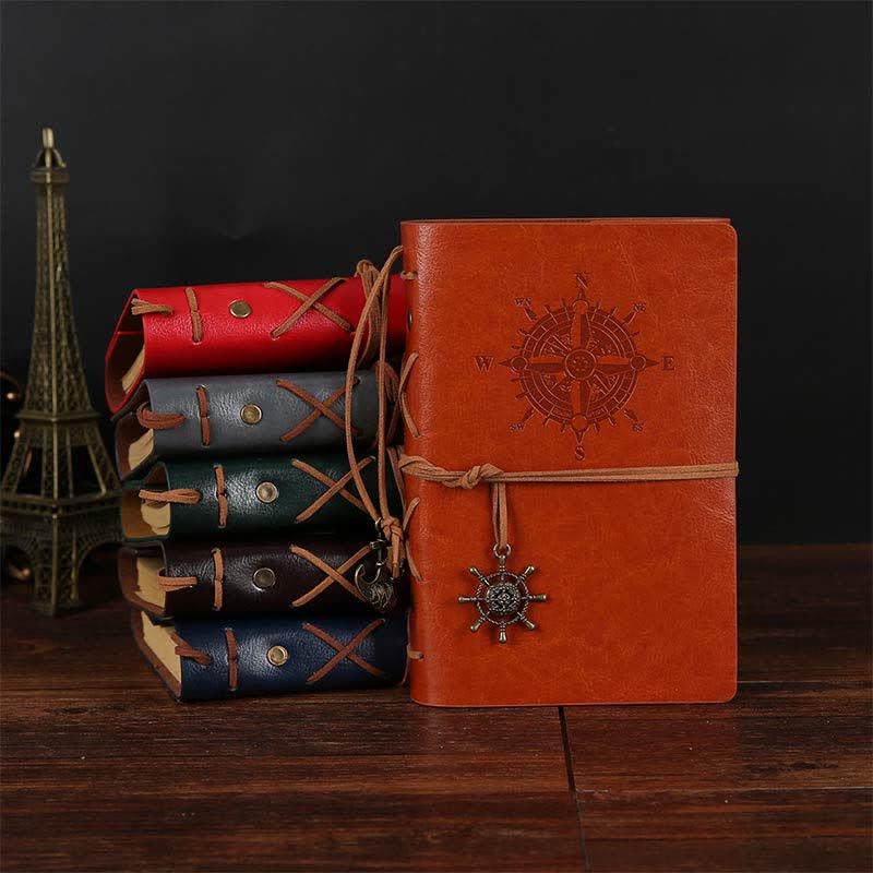 (Clearance 30% OFF / CODE: OFF30) - Olivenorma Vintage Leather Cover Journal