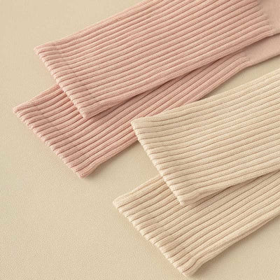 Olivenorma Non Slip Solid Striped Textured Crew Sock Yoga Socks