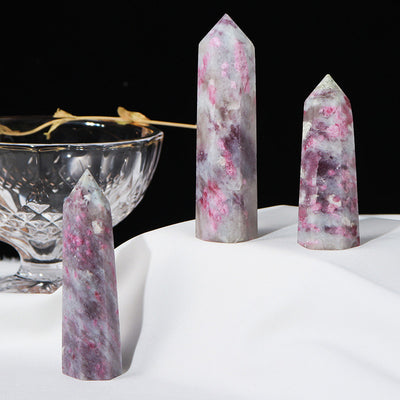 Olivenorma Lepidolite Natural Crystal Wands Tower