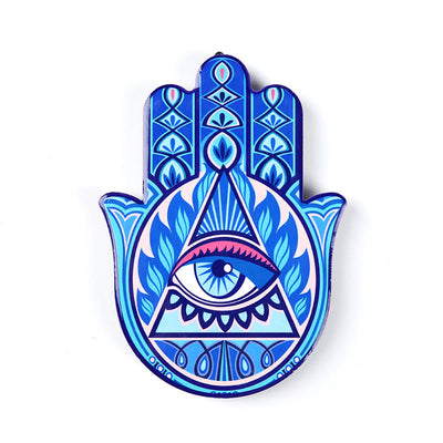 Olivenorma Hamsa Evil Eye Jewelry Tray Plate Coaster