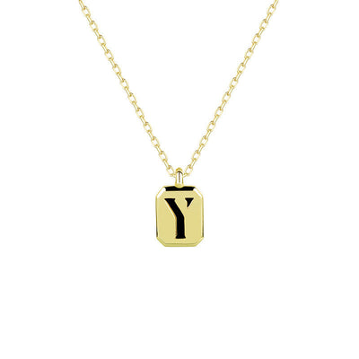 Olivenorma Customizable Gold Initial Necklace