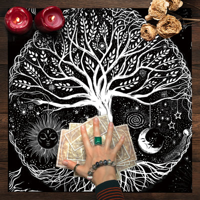 Olivenorma Tree of Life Divination Tarot Tablecloth