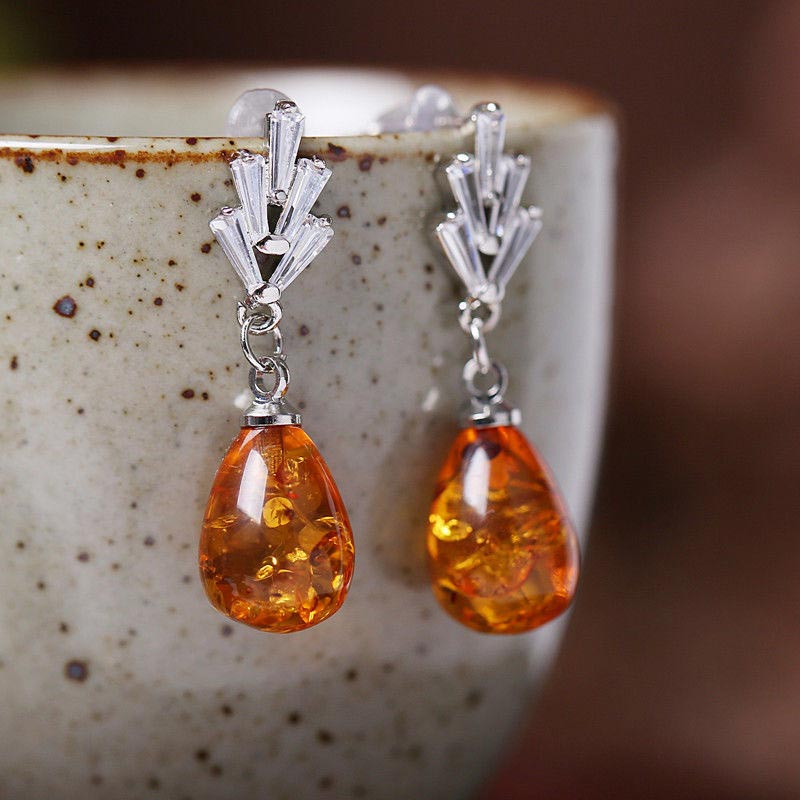 Olivenorma Amber Balance Earrings