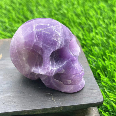 Olivenorma 5cm Carved Natural Crystal Skull Gemstone Decoration