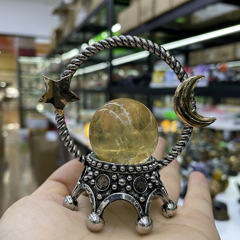 Olivenorma Star and Moon Sphere Holders Ornamet Decoration