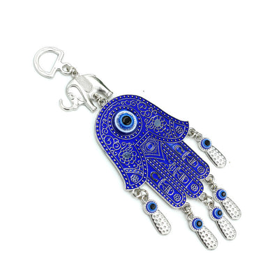 Olivenorma Blue Evil Eye Hamsa Ornament Wall Decor