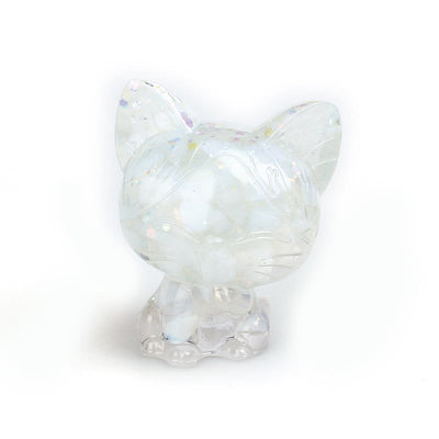 Olivenorma Natural Crystal Cat Gemstone Decoration