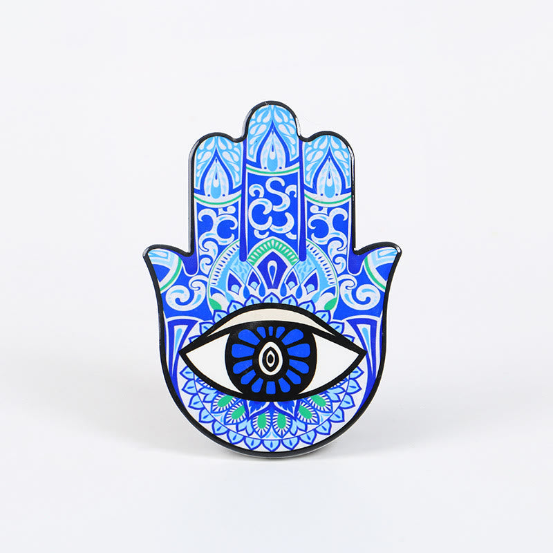 Olivenorma Hamsa Evil Eye Jewelry Tray Plate Coaster