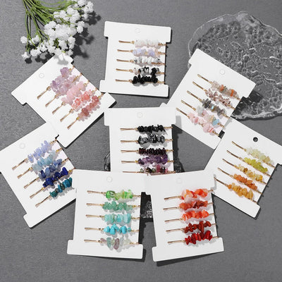 Olivenorma 5Pcs Healing Crystal Hairpin - image 0