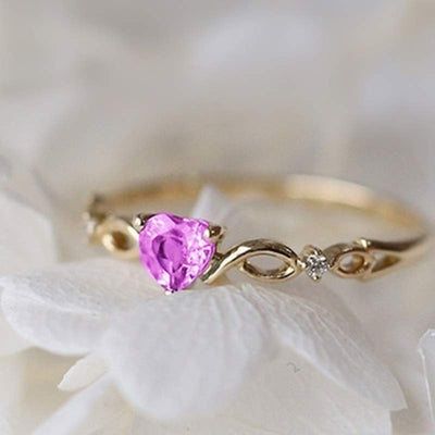 Olivenorma The Eternal Heart - Birthstone Ring