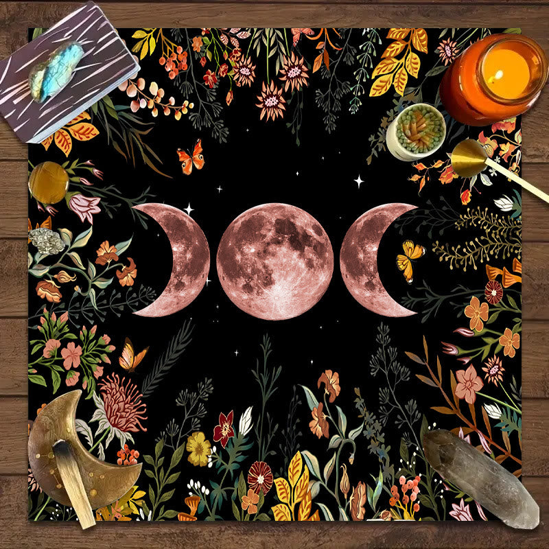 Olivenorma Triple Goddess Moon Symbol Divination Tarot Tablecloth