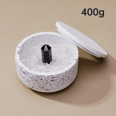 Olivenorma Natural Crystal Gravel Gypsum Demagnetizing Bowl