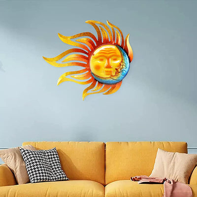 Olivenorma 1pc Sun Metal Wall Art Decor