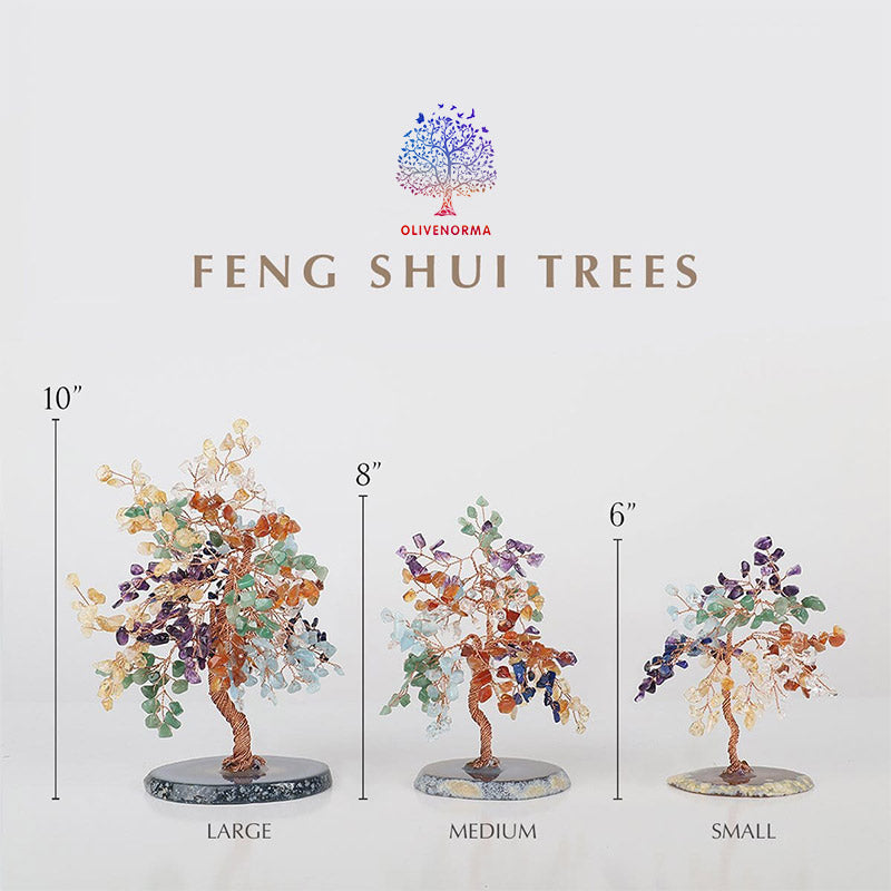 Olivenorma Protection Amber Feng Shui Tree