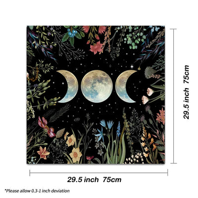 Olivenorma Triple Goddess Moon Symbol Divination Tarot Tablecloth