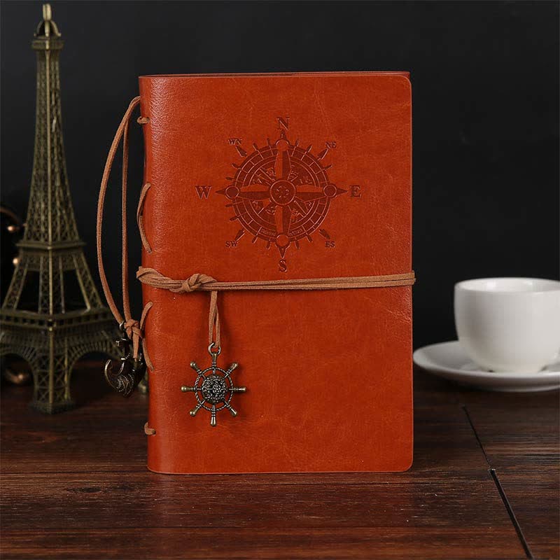 (Clearance 30% OFF / CODE: OFF30) - Olivenorma Vintage Leather Cover Journal