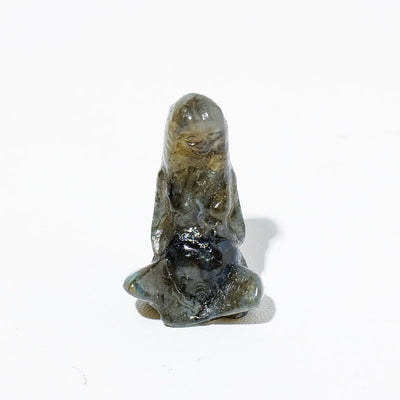 Olivenorma Natural Rough Stone Goddess Gaia Carving Gemstone Decoration - Flash Stone - image 26