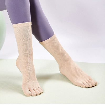 Olivenorma 5-Toe Barefoot Feel Sports Yoga Socks