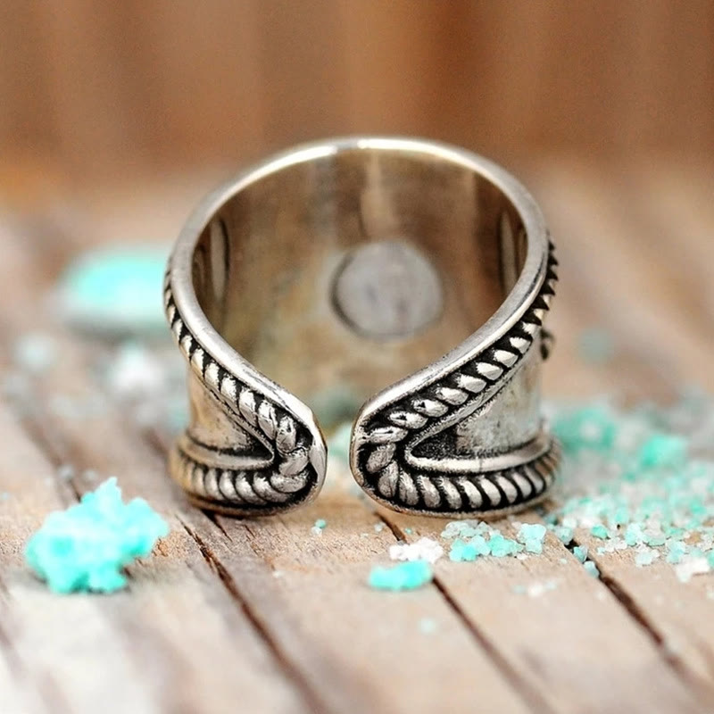 Olivenorma Boho Moon Moonstone Ring - image 4