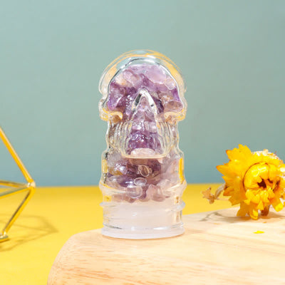 Olivenorma Skull Water Bottle Crystal Decoration