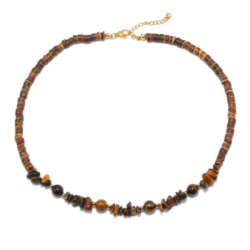 Olivenorma Picture Jasper Natural Stone Beads Men Necklace