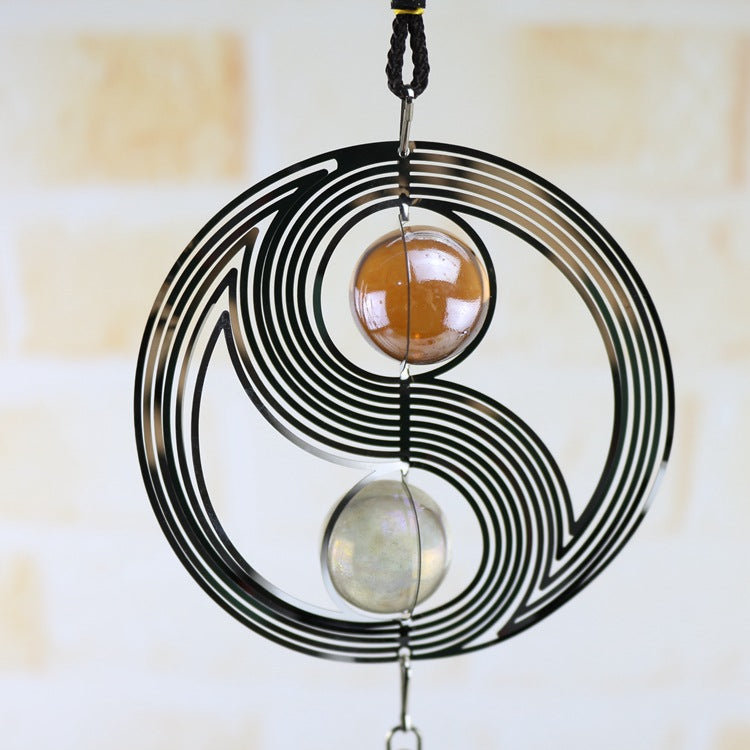 Olivenorma Wind Chimes Spinner Spiral Rotating Hanging Wind Chime