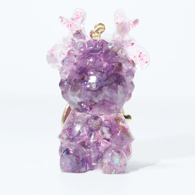 Olivenorma Natural Crystal Elk Ornament Gemstone Decoration