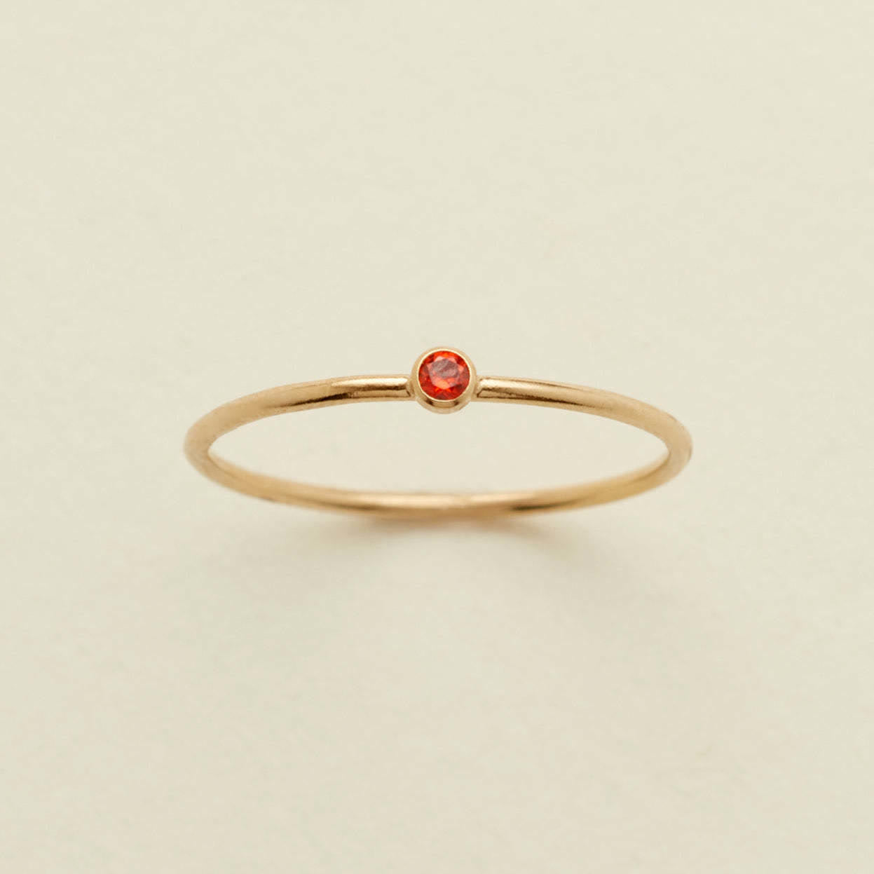 Olivenorma Birthstone 12 Month Birth Slim Ring